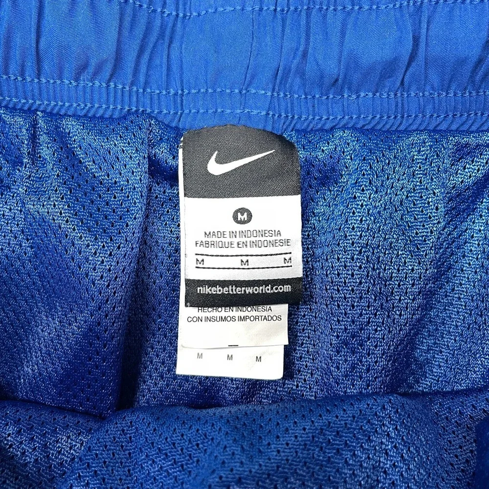 Nike Shorts Mens M Blue Mesh‎ Lined Board Swim Trunks Surf Unlimited Dri-Fit Y2K